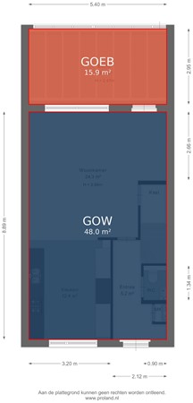 Floorplan - Van Durenstraat 3, 7415 BE Deventer